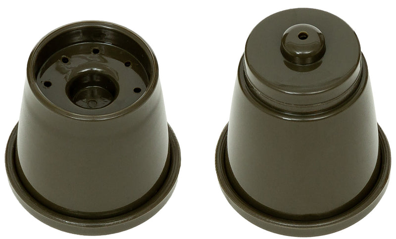 Saupoudreur à épices Fox Outdoor 2 pièces en polypropylène emboîtables 6,6 cm