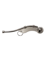 Sifflet de maître d'équipage Mil-Tec en laiton nickelé, 12,5 x 2,5 cm pour 24 grammes