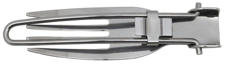 Fourchette pliante Fox Outdoor en acier inoxydable 16,5 cm pesant 25 grammes