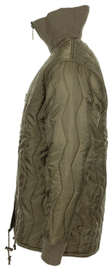 Sous-veste BW MFH matelassée nylon Rip Stop col haut et bords côtes doubles