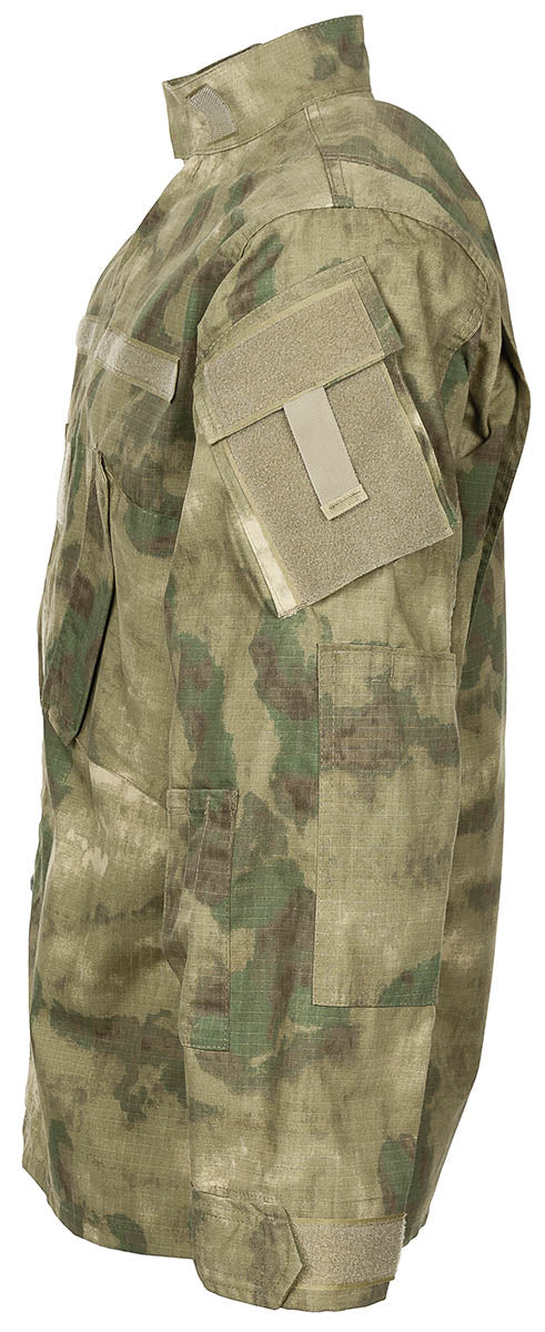 Veste de combat US ACU MFH Rip Stop 100 % coton col montant et poches de manche