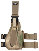 Holster de cuisse MFH pour droitier à deux sangles et porte-chargeur latéral