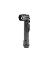 Lampe torche coudée à LED type US Mil-Tec 16 cm sur 2 piles AA avec quatre filtres