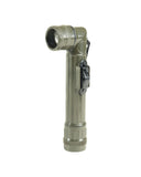 Lampe torche coudée à LED type US Mil-Tec 17 cm sur 2 piles C avec quatre filtres