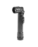 Lampe torche coudée à LED type US Mil-Tec 17 cm sur 2 piles C avec quatre filtres