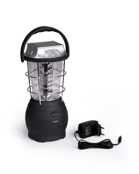 Lanterne Mil-Tec 3-Way 100 lumens 36 LED rechargeable secteur, solaire ou manivelle