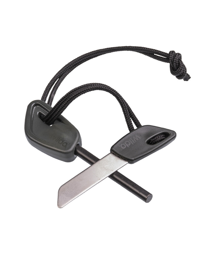Allume-feu Fire Flash Pro Wildo Small à ferrocérium et racloir en acier inoxydable