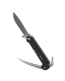 Couteau de bord type Bundeswehr Mil-Tec lame 8 cm en acier inoxydable avec épissoir