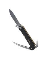 Couteau de bord type Bundeswehr Mil-Tec lame 8 cm en acier inoxydable avec épissoir