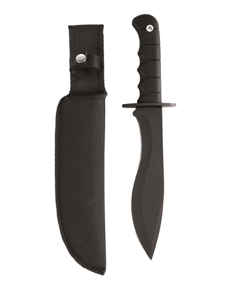 Couteau à lame fixe Mil-Tec lame machette 22 cm acier inoxydable avec fourreau polyester