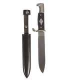 Couteau à lame fixe Mil-Tec lame inox 16 cm manche en alliage de zinc avec étui métal