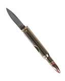 Couteau pliant Mil-Tec en forme de cartouche lame acier inoxydable 4,2 cm manche zinc