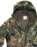 Veste de combat Bundeswehr Mil-Tec en coton-polyester avec sous-veste matelassee
