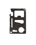 Outil multifonctions Mil-Tec 11 fonctions acier inoxydable 6,8 x 4,5 cm avec housse