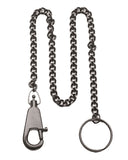 Chaîne porte-couteau Mil-Tec en acier 44,5 cm avec mousqueton et anneau en zinc 40 g