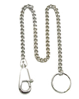 Chaîne porte-couteau Mil-Tec en acier 44,5 cm avec mousqueton et anneau en zinc 40 g