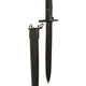 Baïonnette type US M1 Mil-Tec en acier au carbone lame 24,5 cm avec fourreau M7