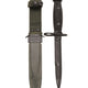 Baïonnette type US M7 Mil-Tec lame acier 17 cm poignée bakélite avec fourreau M8A1