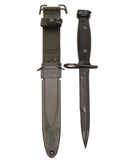 Baïonnette type US M7 Mil-Tec lame acier 17 cm poignée bakélite avec fourreau M8A1