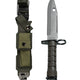 Baïonnette type US M9 Mil-Tec lame acier 420 de 19,5 cm fourreau nylon et kit de secours