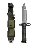 Baïonnette type US M9 Mil-Tec lame acier 420 de 19,5 cm fourreau nylon et kit de secours