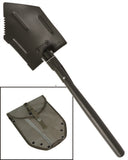 Pelle pliable type US Mil-Tec avec pioche manche en bois 780 g et housse de lame