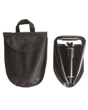 Mini pelle pliable Mil-Tec en acier au carbone 740 g lame 15,5 x 12 cm avec housse