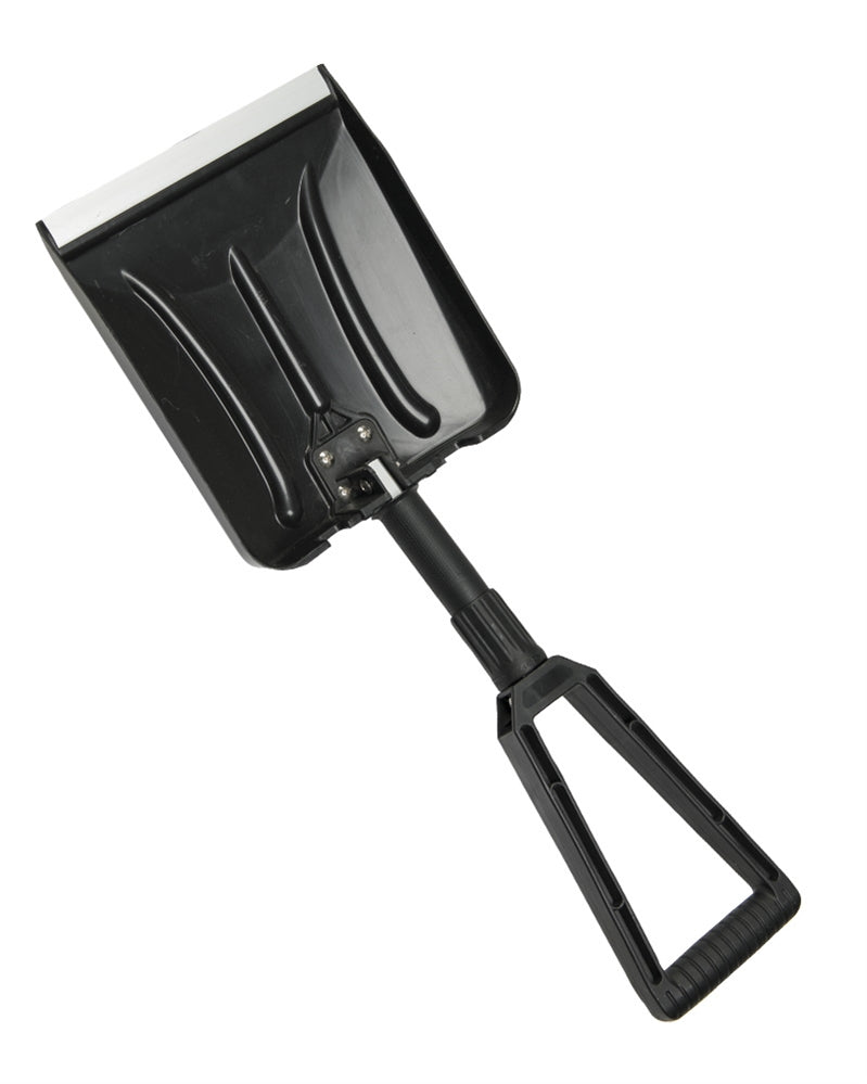 Pelle à neige pliable Mil-Tec en polycarbonate ABS 680 g lame 24 x 28 cm bord alu