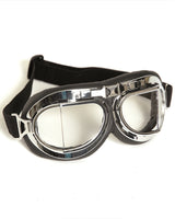 Lunettes de protection type RAF Mil-Tec monture ABS verres inclinés bandeau élastique