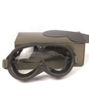 Lunettes de protection anti-poussière type US M44 Mil-Tec avec verre de rechange et boîtier