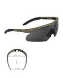 Lunettes de protection Swiss Eye Raptor monture nylon UV-400 et verres de rechange