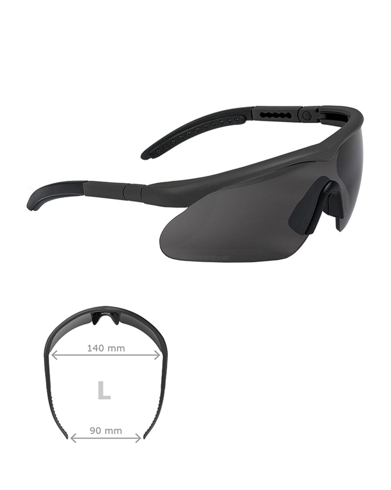 Lunettes de protection Swiss Eye Raptor monture nylon UV-400 et verres de rechange