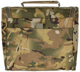 Trousse de toilette à suspendre MFH en polyester 23 x 26 cm avec miroir amovible