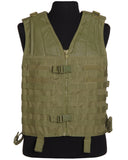 Gilet porteur d'équipement MOLLE Mil-Tec en polyester enduit à poignée d'extraction