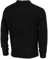 Pull MFH Troyer en grosse maille acrylique à glissière dissimulée au col