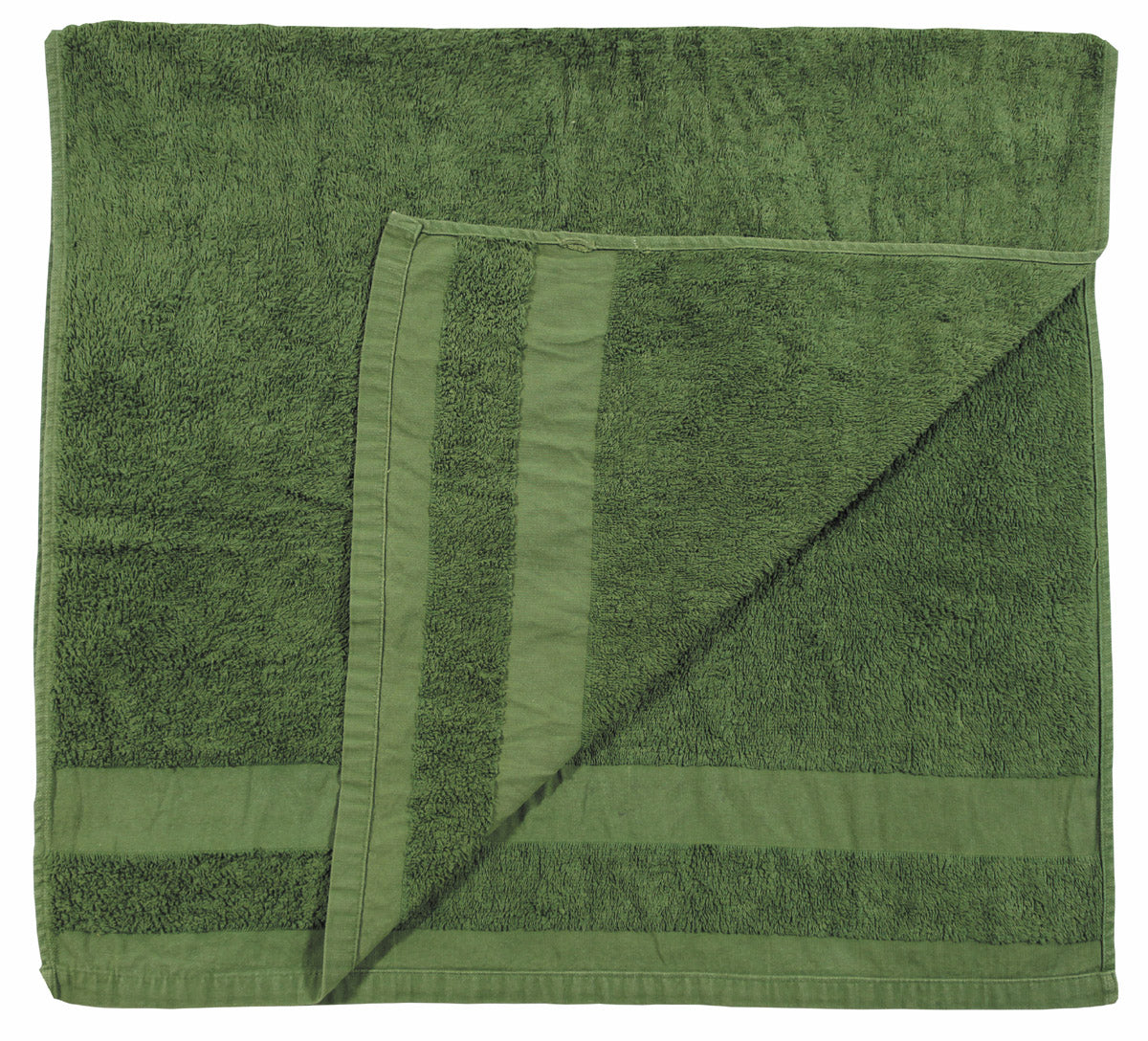 Serviette britannique tout coton, surplus d'occasion pièce de dotation revendue en lot, lot de 10