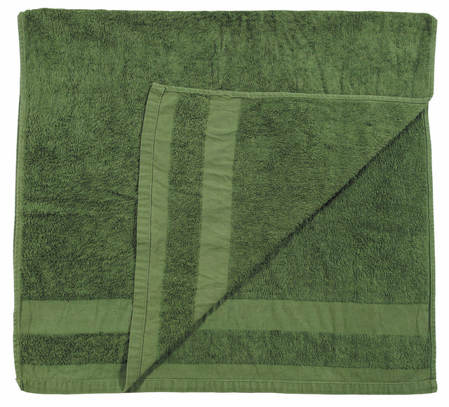 Serviette britannique tout coton, surplus d'occasion pièce de dotation revendue en lot, lot de 10