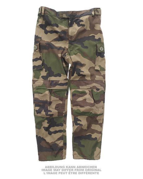 Pantalon de combat T4 de l'armée française en coton, déstockage militaire