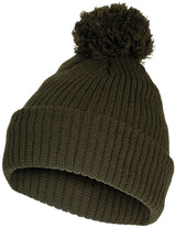 Bonnet à pompon MFH en acrylique avec doublure polaire 3M Thinsulate