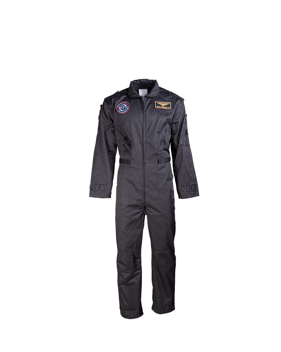 Combinaison de vol type US Mil-Tec enfant en polycoton avec quatre écussons amovibles