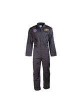 Combinaison de vol type US Mil-Tec enfant en polycoton avec quatre écussons amovibles