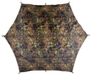Bâche MFH Hexagon-Tarp 340 x 310 cm colonne d'eau 3000 mm avec 8 piquets