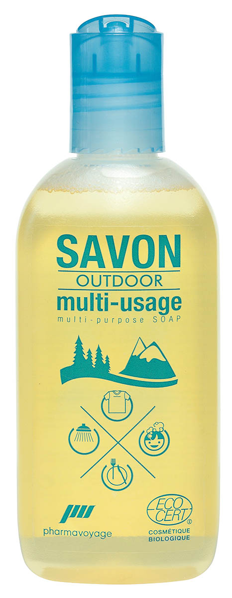 Savon biodégradable multi-usages MFH 100 ml corps cheveux linge et vaisselle