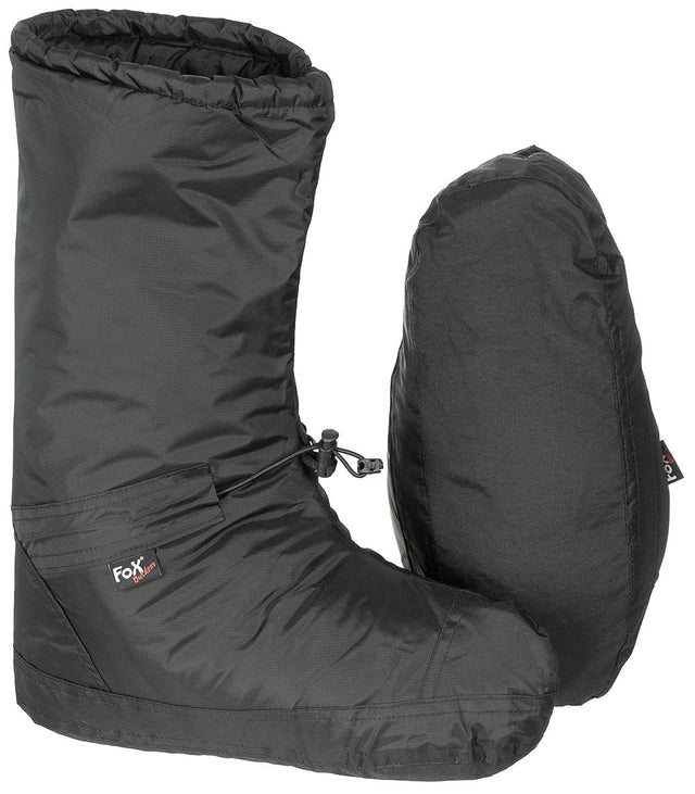 Chaussons de bivouac Fox Outdoor Polar coupe-vent 270 g avec sac de transport