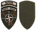 Écusson auto-agrippant de l'OTAN Kfor, surplus comme neuf, lot de 10