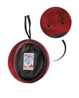 Béret commando type Bundeswehr Mil-Tec en laine mérinos bordure cuir de chèvre UPF 40