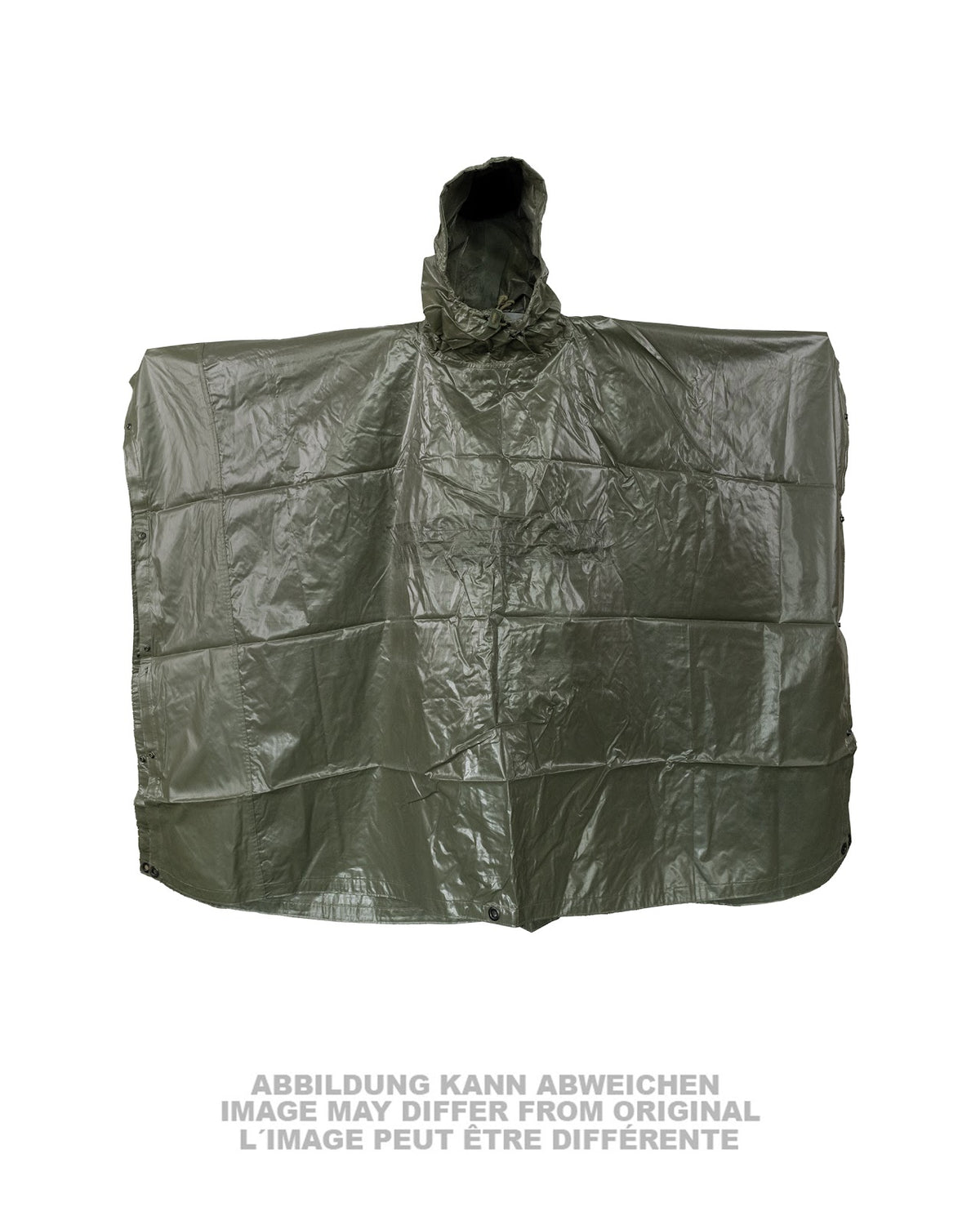 Poncho militaire type US modèle 1959 en nylon, pièce déjà utilisée