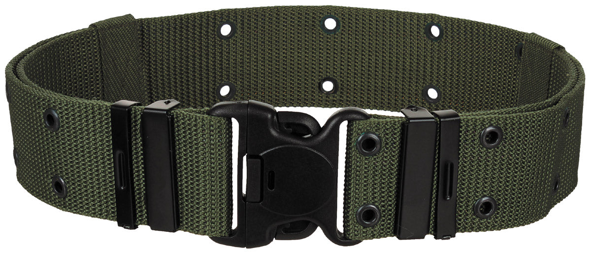 Ceinturon à œillets type US LC2 MFH en nylon 6 cm réglable à 110 cm