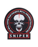 Morale patch tireur d'élite Mil-Tec textile polyester 7,2 x 6,8 cm 3 g