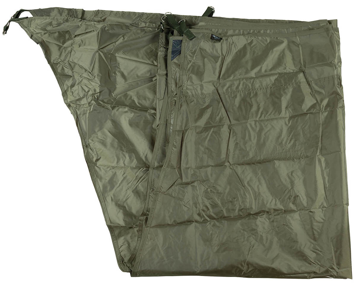 Bâche MFH Hexagon-Tarp 340 x 310 cm colonne d'eau 3000 mm avec 8 piquets